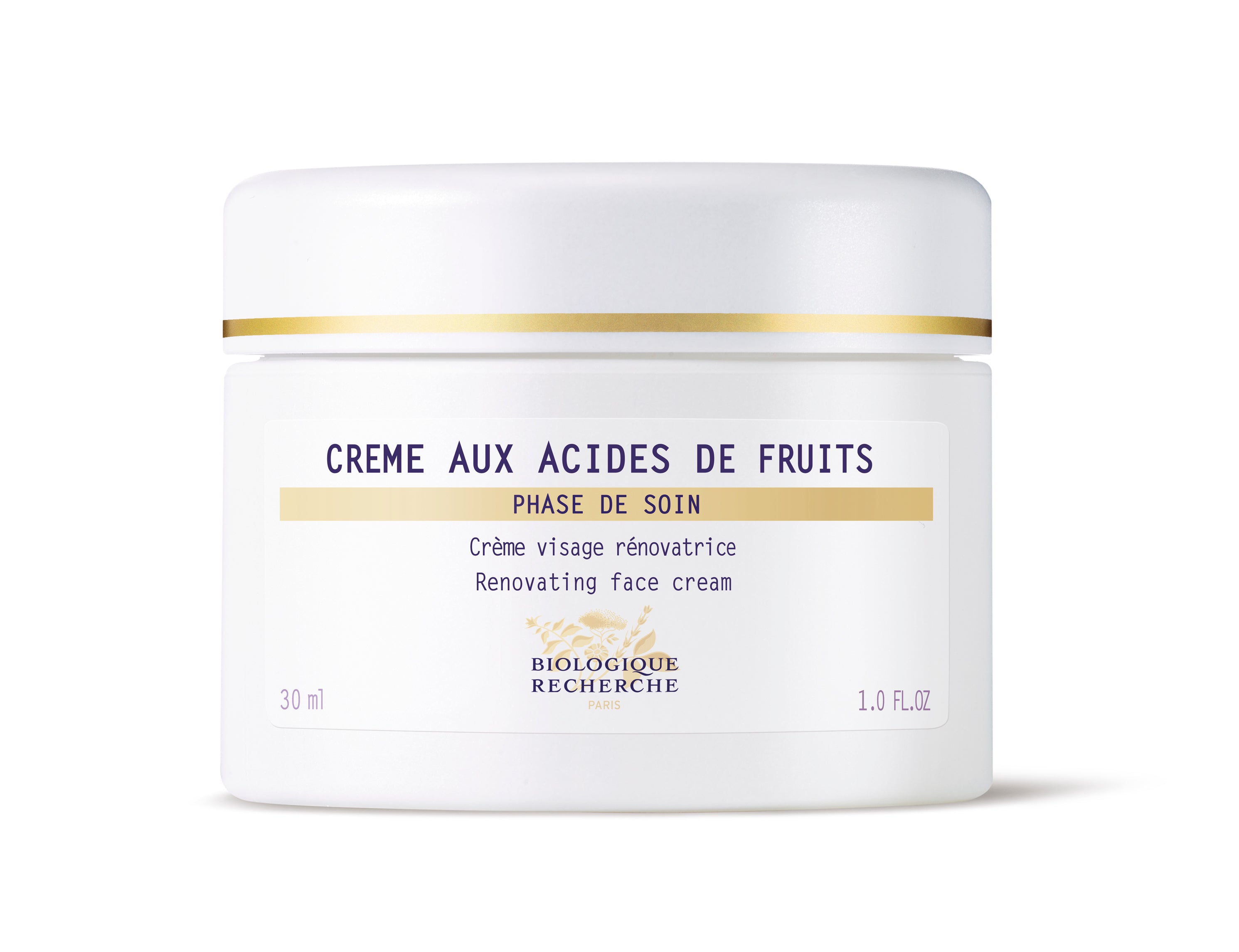 Crème aux acides de fruits