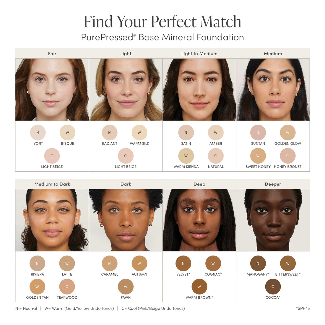 PurePressed® Base Mineral Foundation SPF 20/15  Refill