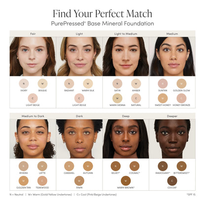 PurePressed® Base Mineral Foundation SPF 20/15  Refill
