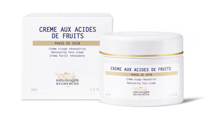 Crème aux acides de fruits