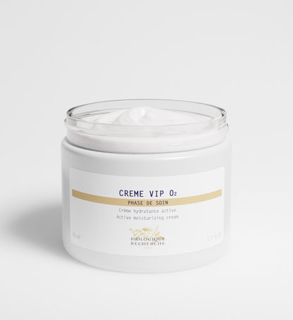 Crème VIP O2 Biologique Recherche crème hydratante oxygénante pour le visage